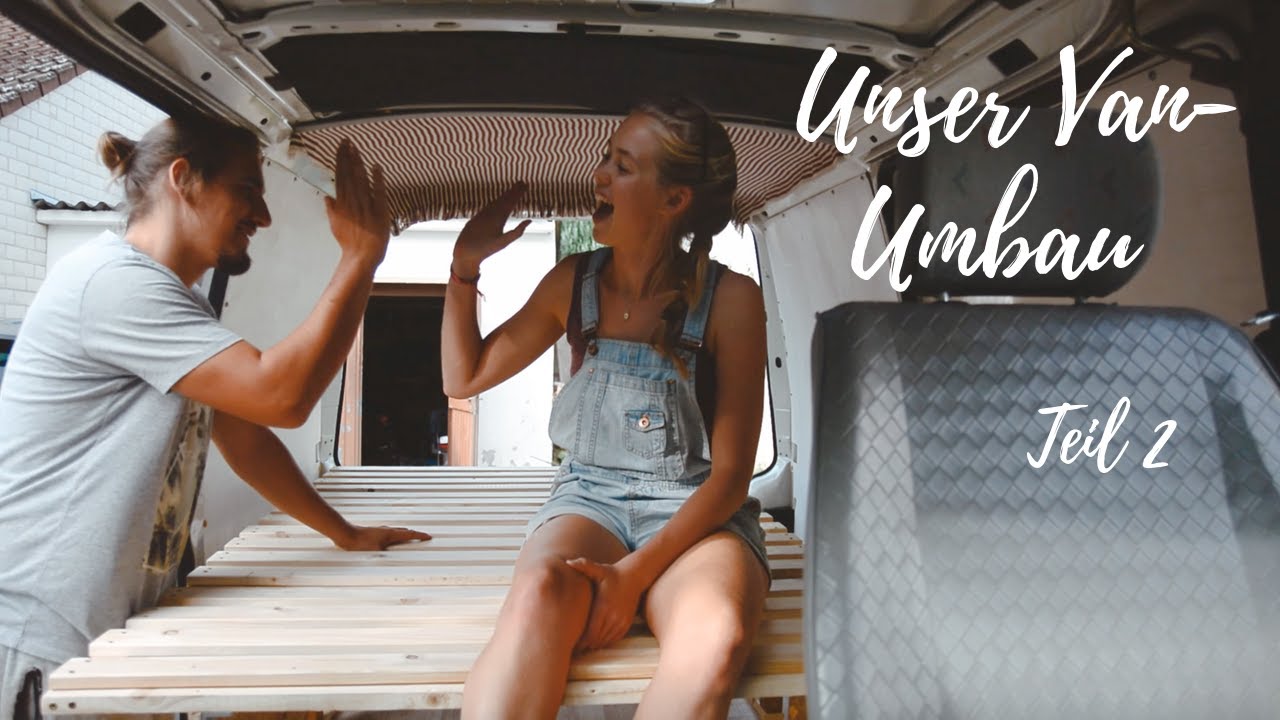 Ausziehbett, Seitenschrank und Küchenzeile selber bauen! - VW T4 Camper Selbstausbau Teil 3