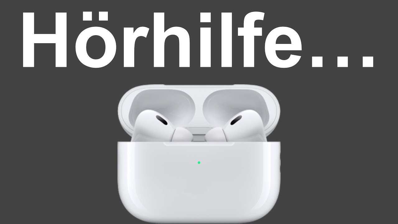 H&ouml;rger&auml;t oder AirPods Pro? So nutzt du deine AirPods als H&ouml;rhilfe!