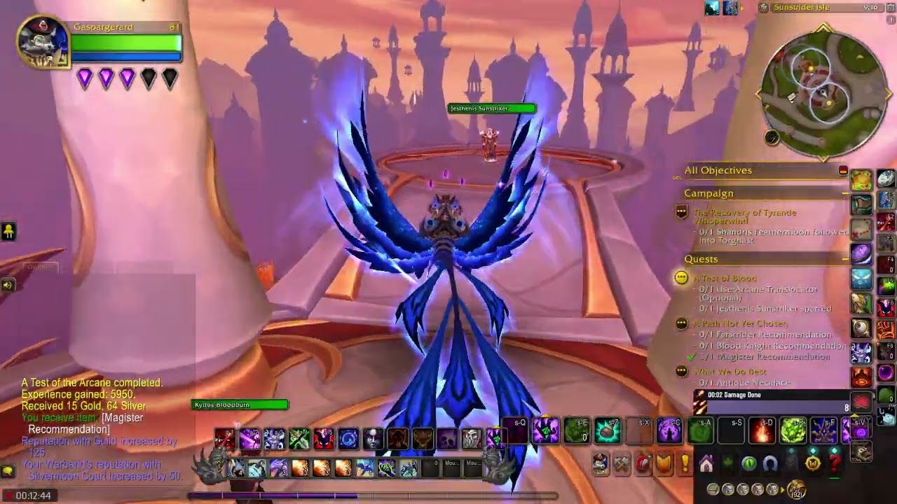 Gaspardgerard  in world of warcraft Midnight : episode 02