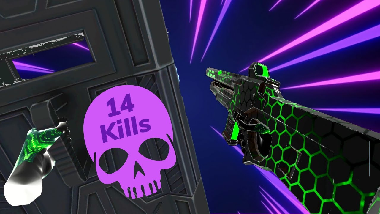 14 Kills | FREE Oculus Quest 2 Battle Royale | Gun Raiders