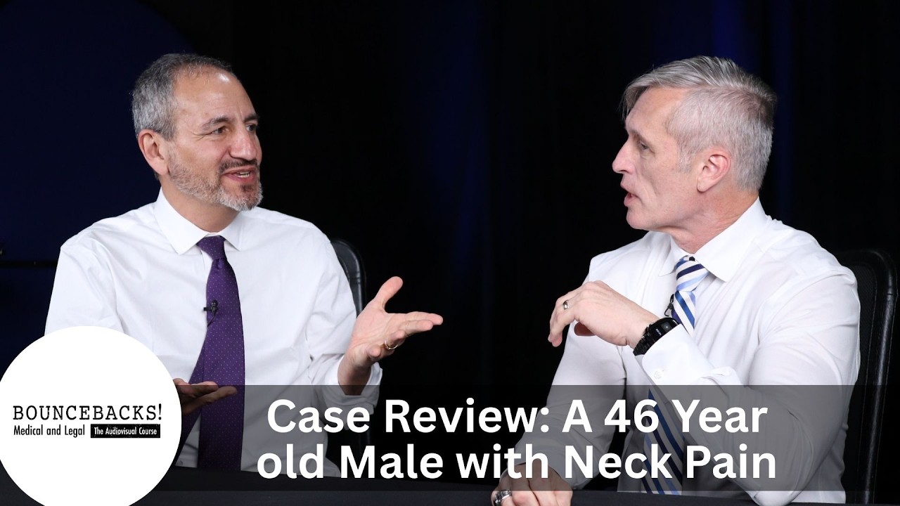 A 46 Year old Male with Neck Pain - Pounding a Square Peg Into a Round Hole - Bouncebacks!
