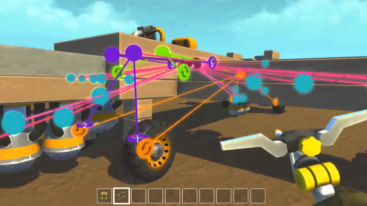 Scrap Mechanics - How to build a functional airplane!