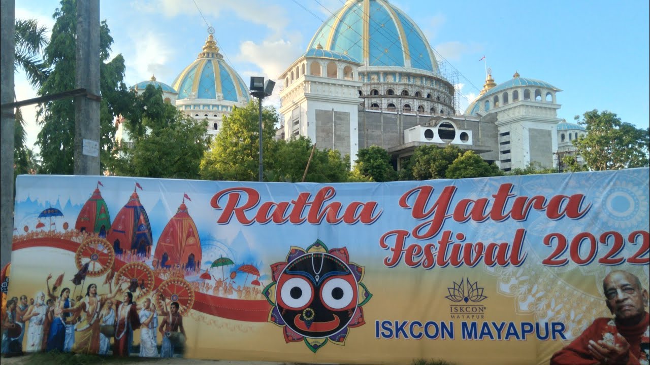 Ulta Rath Yatra Festival ISKCON Mayapur 9th July 2022