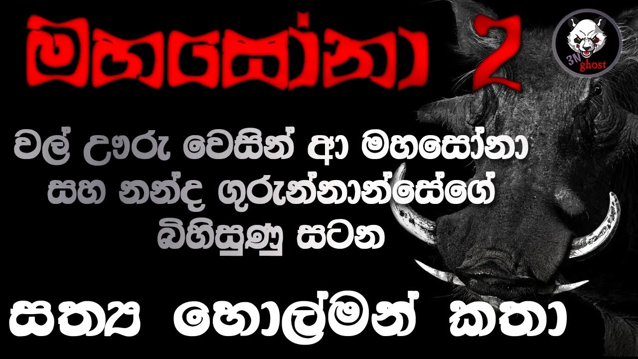 Holman katha | Sinhala holman katha | Sinhala ghost story | 3N Ghost Episode 61
