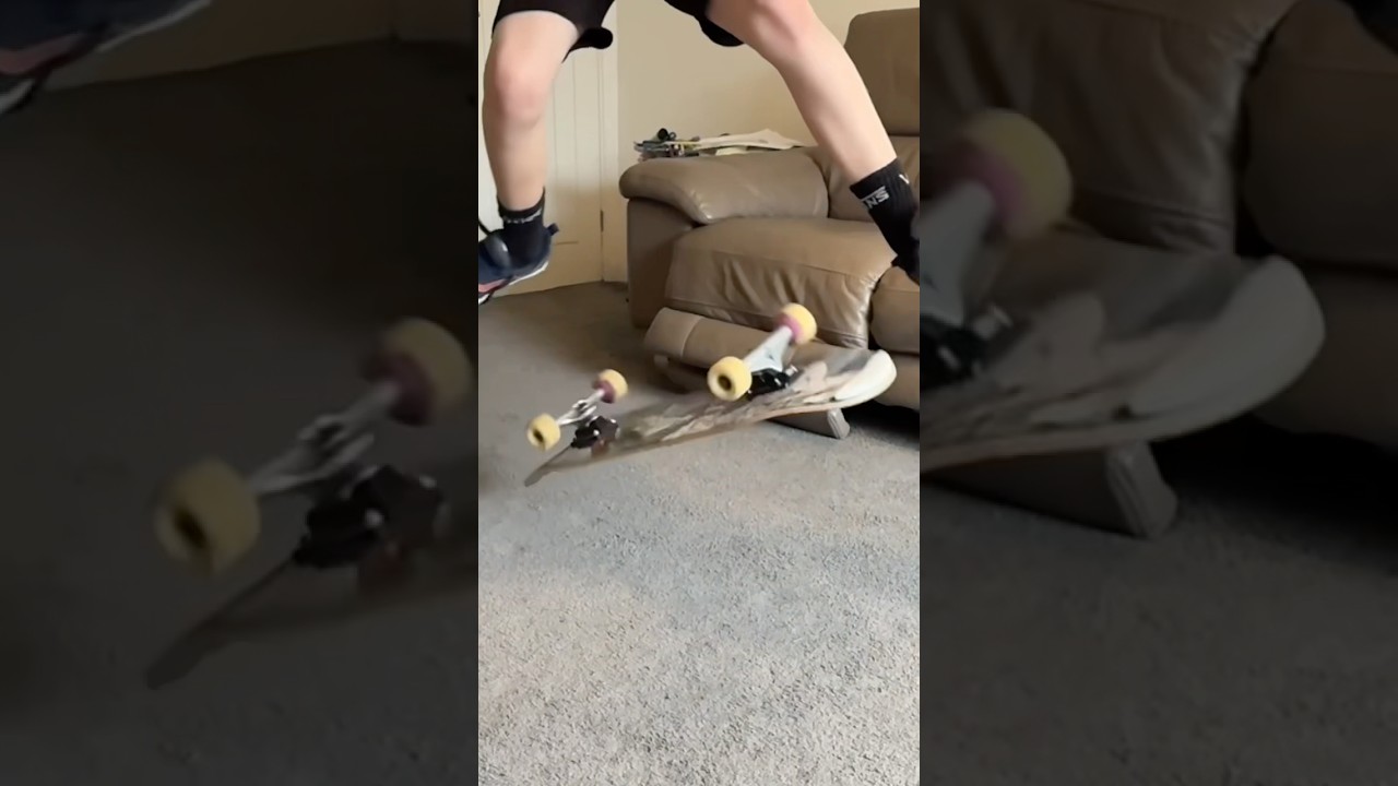 Learning To Kickflip Stage 1 #skateboarding