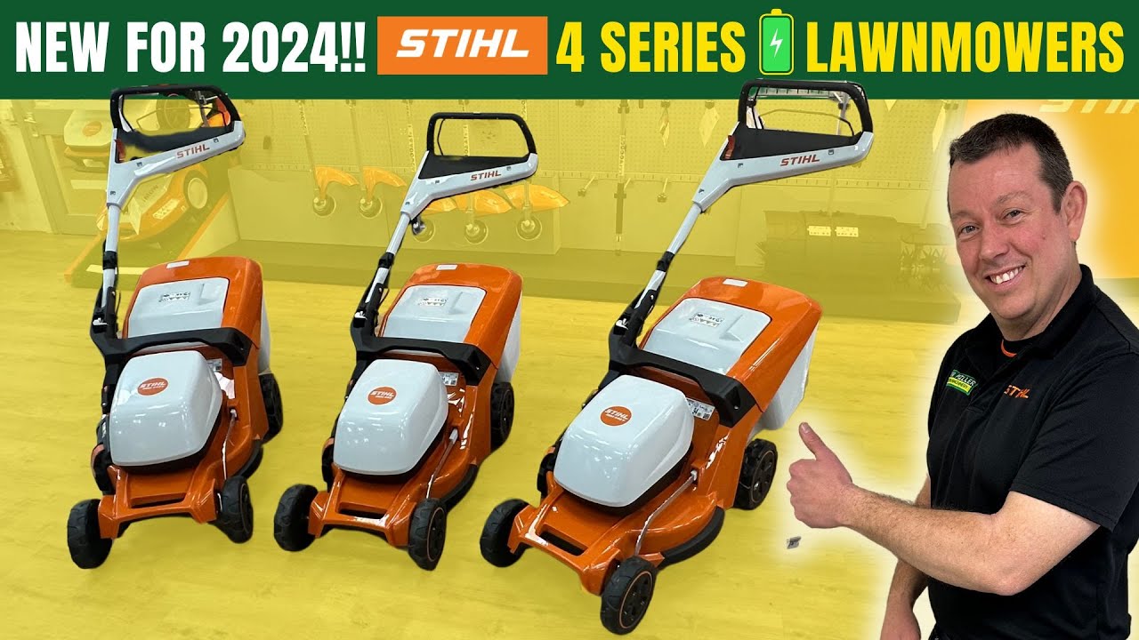 NEW in 2024 - Stihl have packed everything in to these 4 series battery lawn mowers! WATCH NOW!