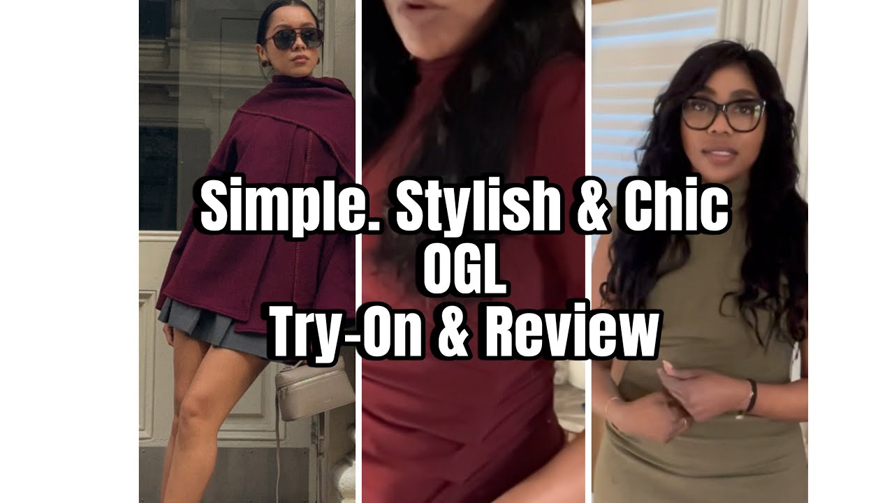 OGL Try-On Haul - Обзор | Экологичная и стильная женская одежда на каждый день |