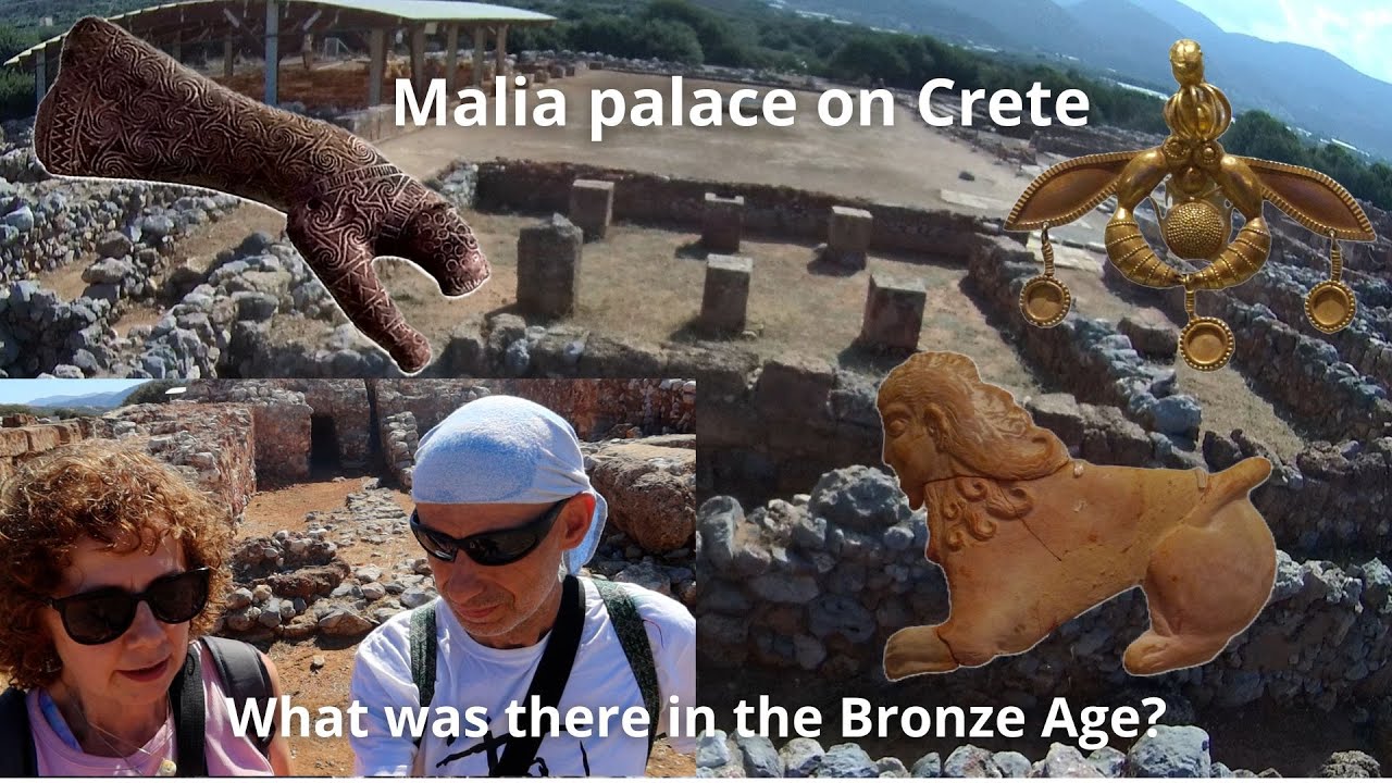 Malia palace on Crete. What was there in the Bronze Age?