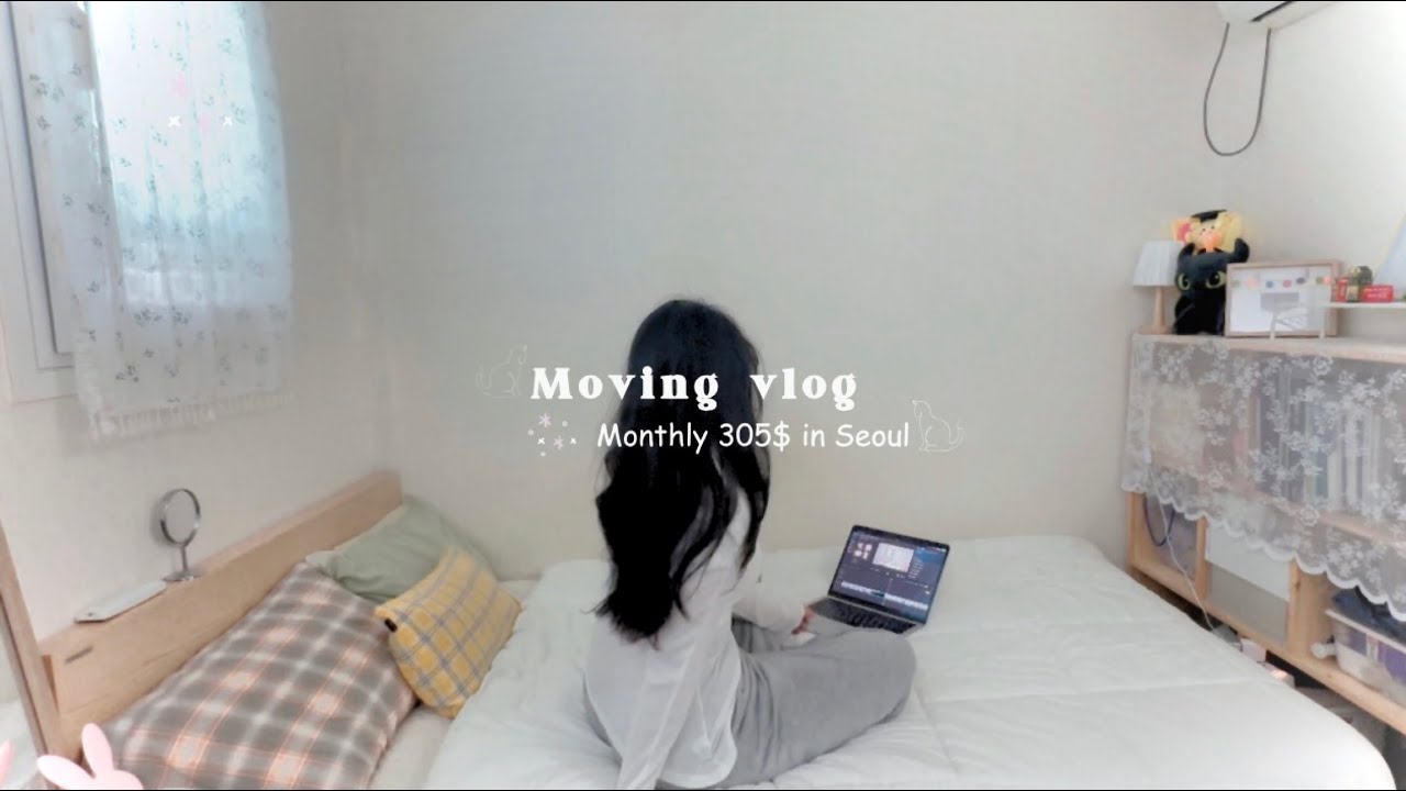\ ( ^ • ^ ) / [Apartment hunting as a foreigner] Moving into 305$ apartment in Seoul, South Korea