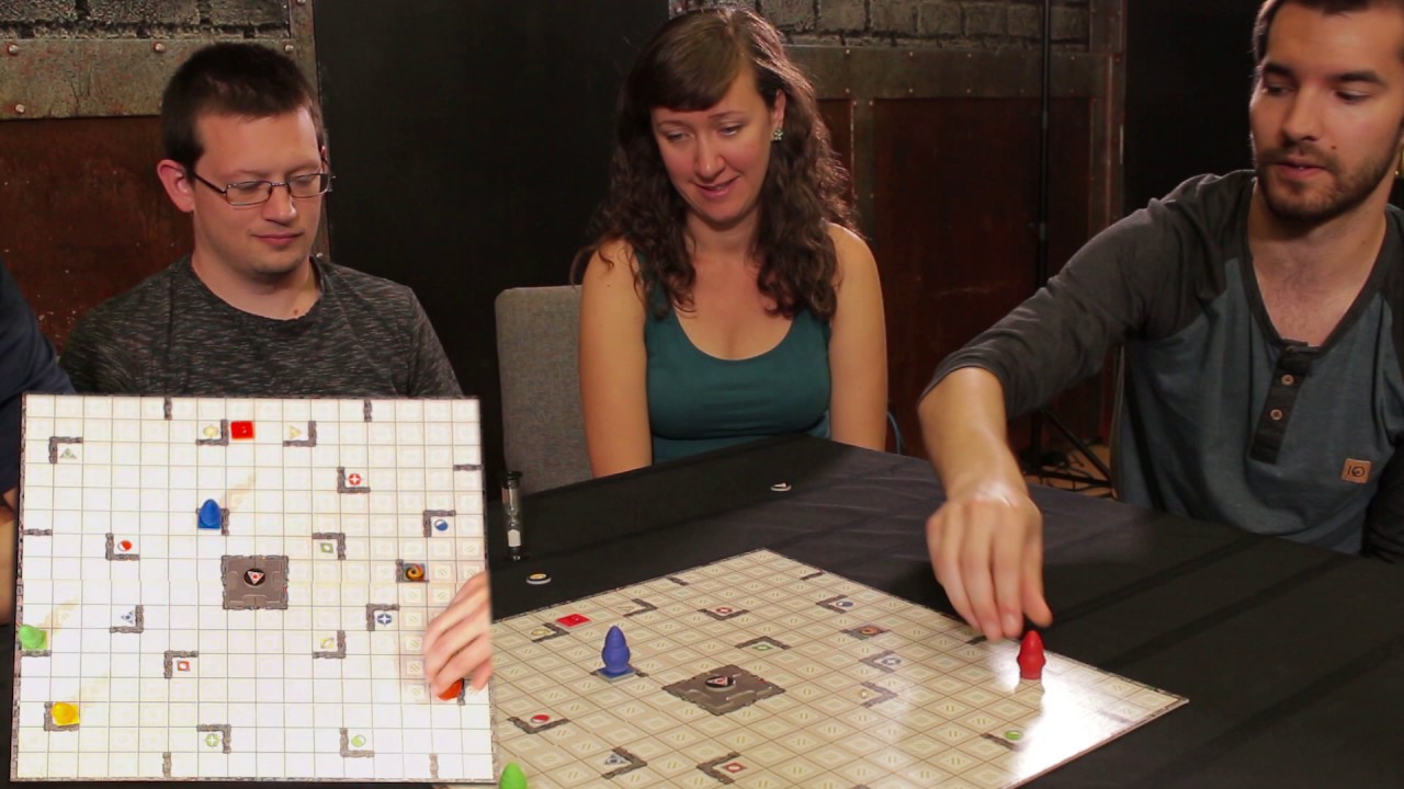 Ricochet Robots Playthrough
