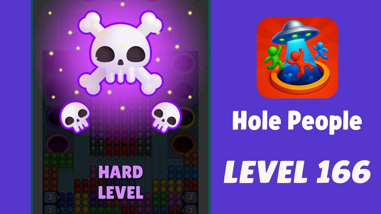Hole People Level 166 Walkthrough | Gameplay Solution