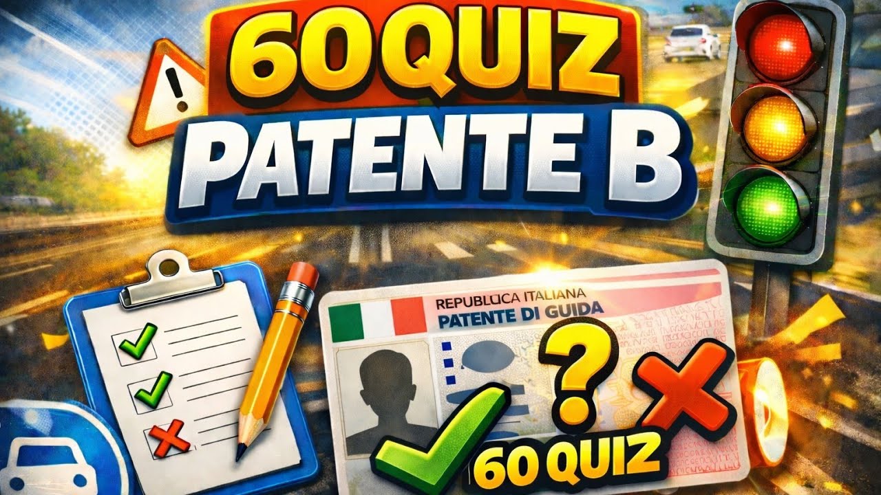 Quiz della Patente B: Con 60 quiz #18