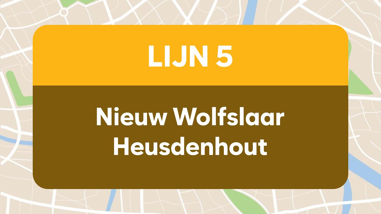 Lijn 5 Nieuw Wolfslaar - CS - Heusdenhout