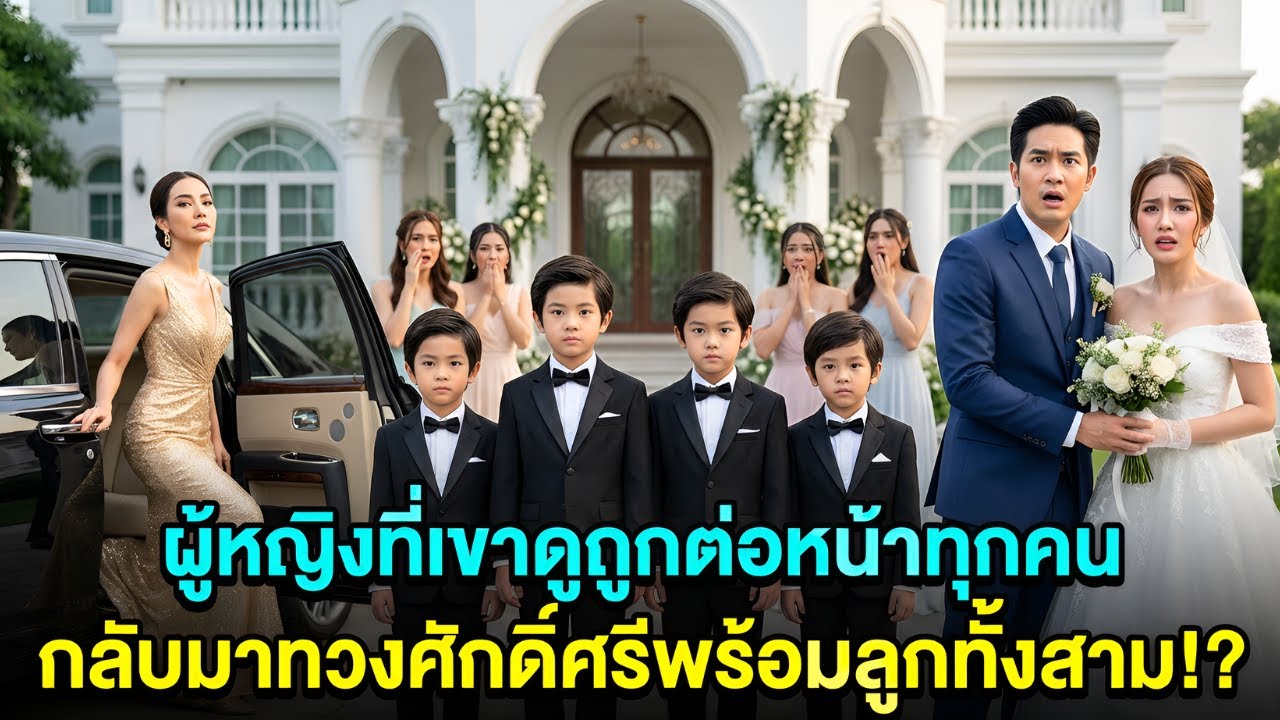 เขาบังคับอดีตภรรยาให้นั่งท้ายห้องเพื่อเหยียดหยาม—แต่เธอกลับลงจาก Bentley พาลูกสามคนพร้อมทีมทนาย!