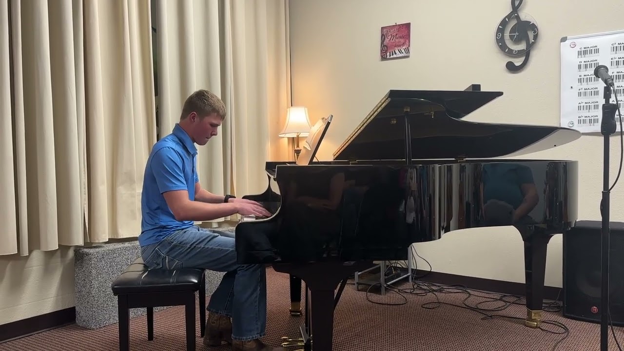 Christopher Bair playing Moonlight Sonata, Movement III-Beethoven