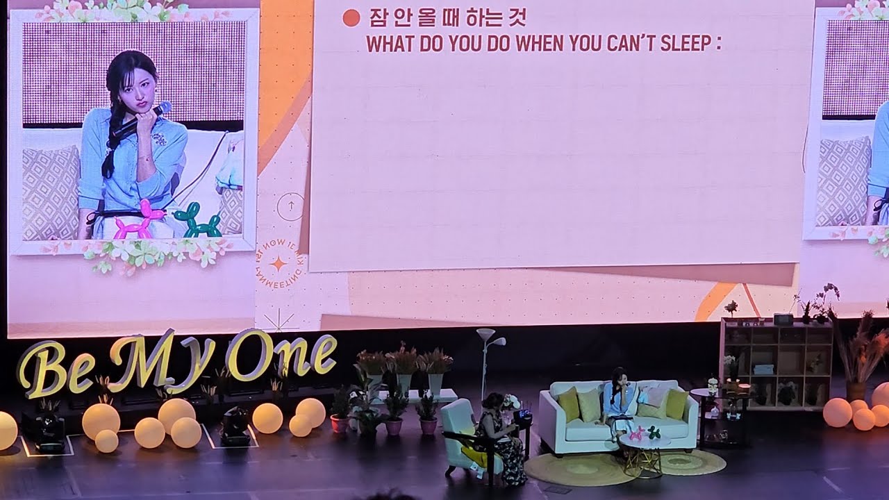 [14.2] Kim Ji Won Shares What She Does When She Can't Sleep | 4K Fancam 직접