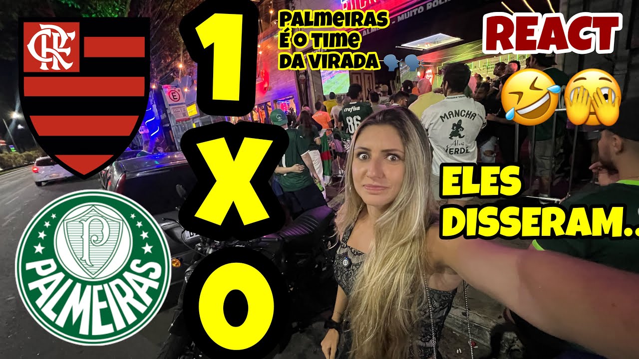 TETRACAMPEAO!CLIMA DE VELÓRIO! REACT SÓ COM PALMEIRENSES- FLAMENGO CAMPEÃO DA LIBERTADORES 