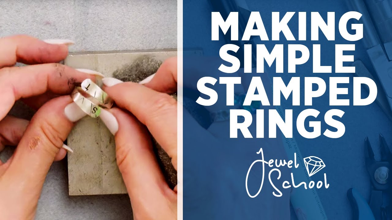 How to Make a Stamped Ring | Jewelry 101