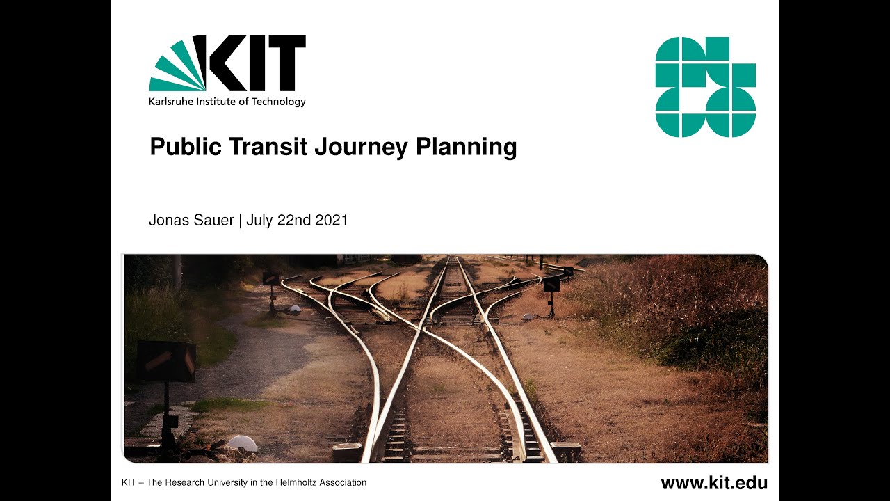 14 Jonas Sauer - Journey planning in public transit networks