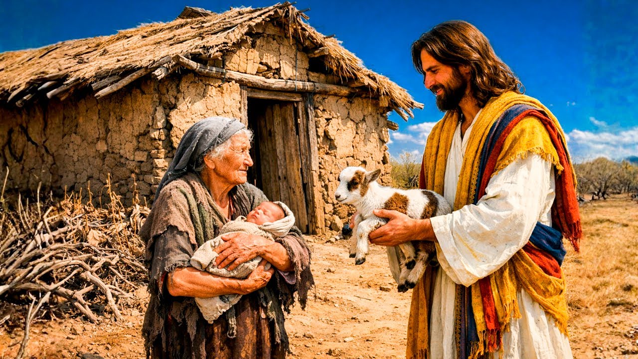 Aceita esse cabrito, como herança? disse o desconhecido a viúva, sem saber que era jesus