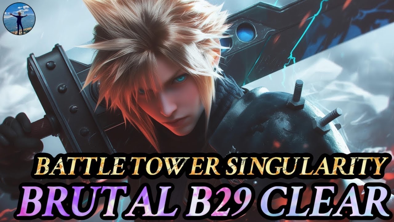{ FF7: Ever Crisis } Battle Tower: Singularity BRUTAL B29 Gameplay Clear VS BLITZRAD