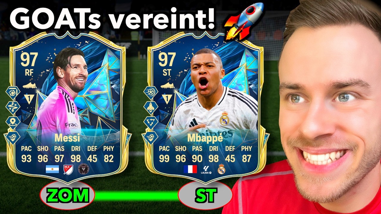 Ich habe die GOAT’s MESSI & MBAPPÈ vereint! 🇦🇷🇫🇷🐐