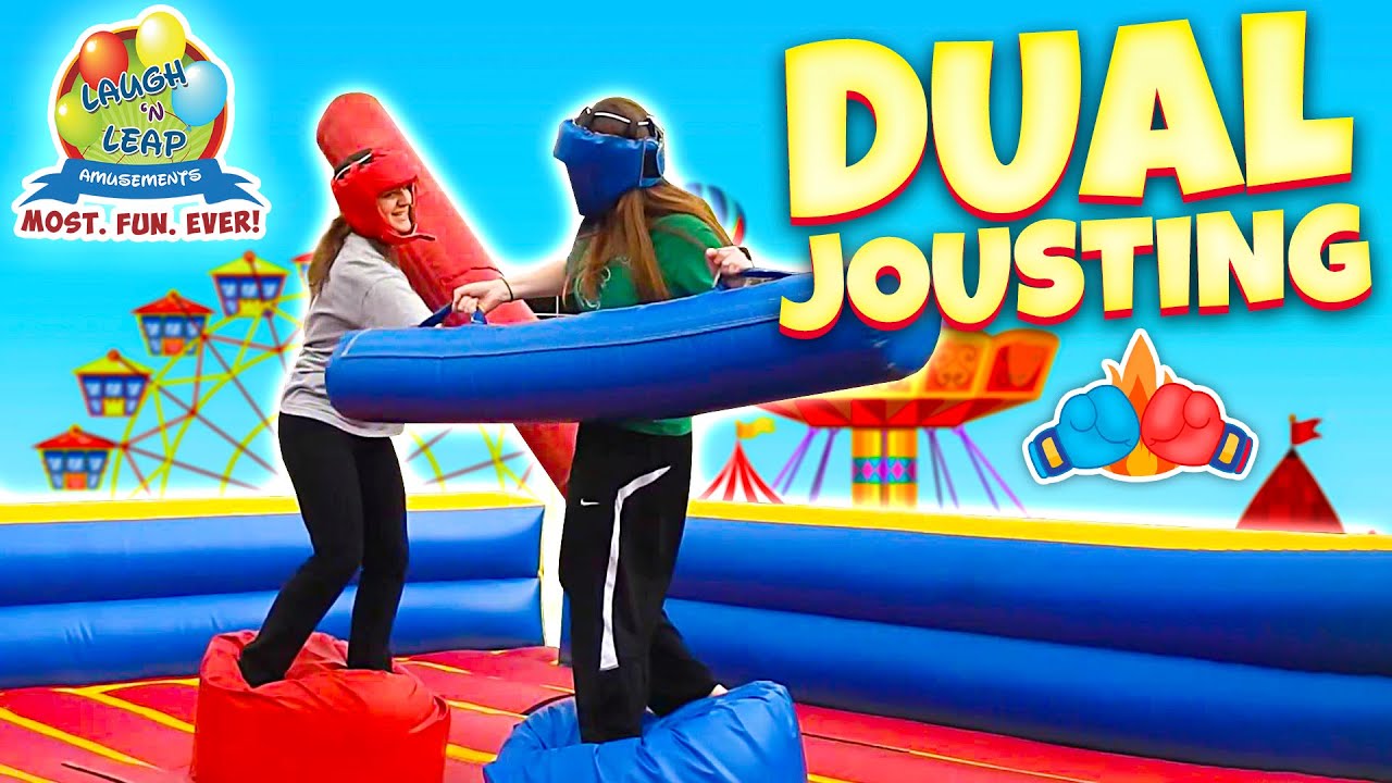 2 Player Jousting Game | Inflatable Joust for Events | Competitive Game for Youth & Adults