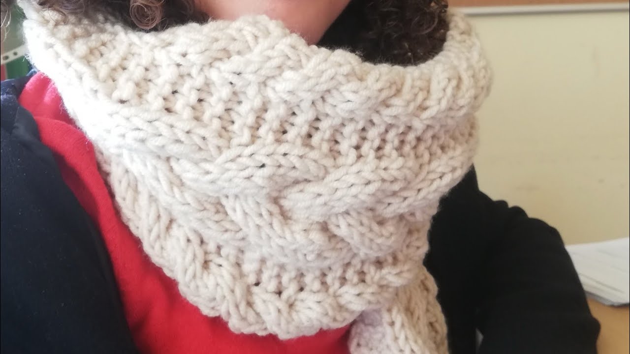 Tuto tricot, &eacute;charpe Irlandais unisex facile &agrave; r&eacute;aliser et rapide