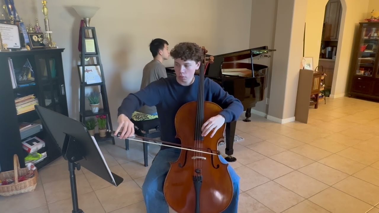 Brendon Braband - Saint Saëns Cello Concerto No. 1, Mvmt 1