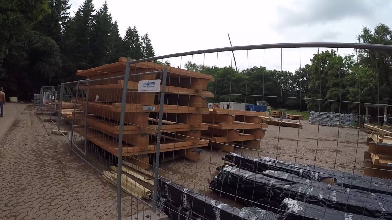 Saarschleife Orscholz Baumwipfelpfad in Arbeit