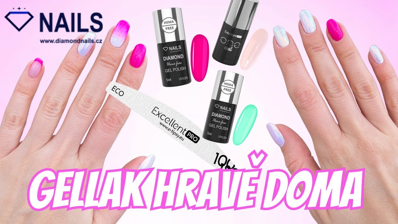JAK NA GELLAK DOMA - NÁVOD | TEST A UNBOXING ZNAČKY DIAMONDNAILS.CZ
