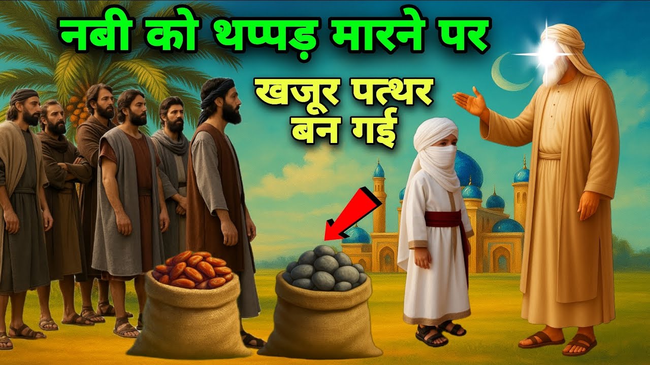 Mohammad (S.A.W) ko thappad maarne par khajoor patthar ban gayi | Prophet Muhammad stories