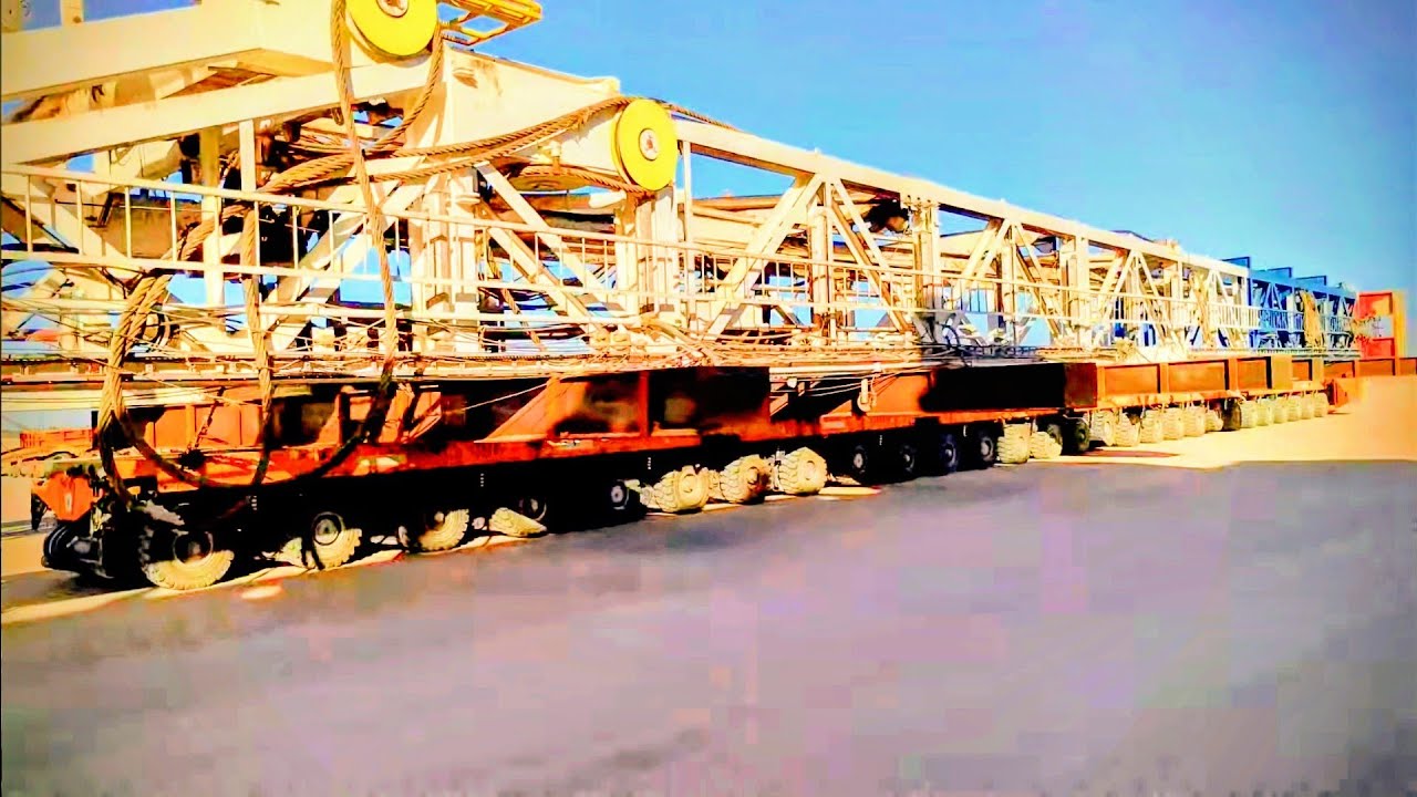 Super Rig Mast Transport! Moving a MASSIVE Oilfield Load to a NEW Location (2 Day Journey) 🤯🚚🚧s #gas