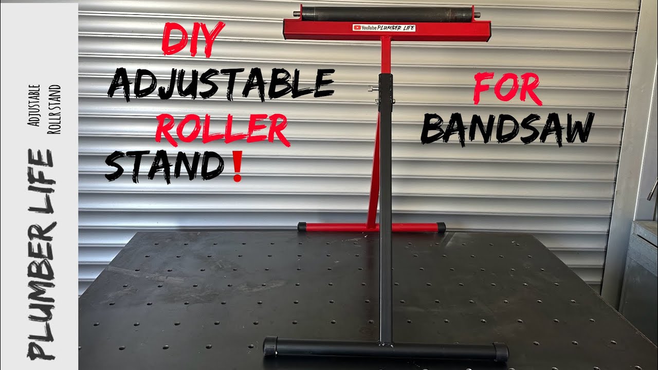 Diy adjustable roller stand