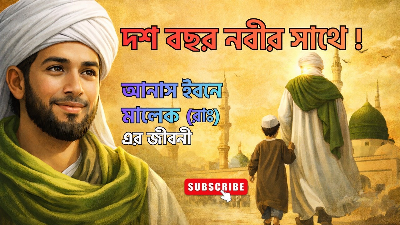 নবী ﷺ–এর ঘরে বড় হওয়া সাহাবী | আনাস ইবন মালিক (রা.)–এর জীবনী | Halal Storyteller