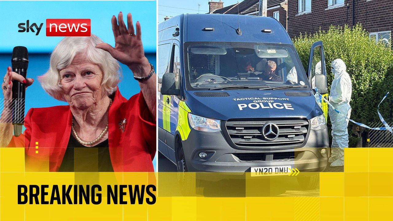 Full breaking coverage | Counter-terror police leading investigation into Ann Widdecombe death