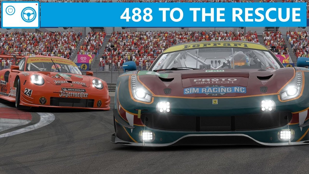 488 To The Rescue *** Ferrari 488 GTE at Nürburgring (iRacing)