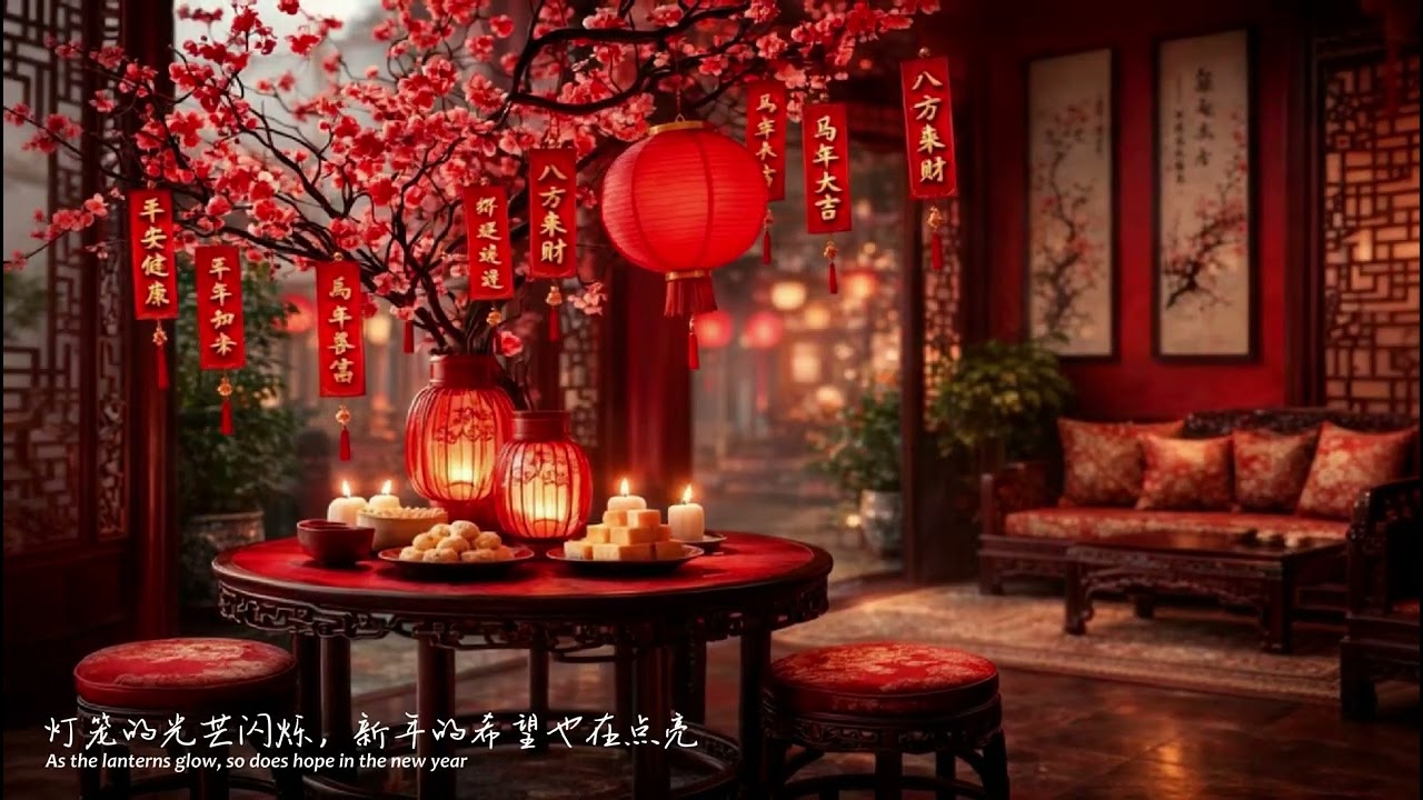 Lofi Music for Chinese New Year | Warm Red Lanterns, Tea, and Peaceful Vibes