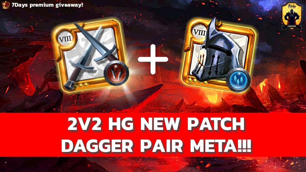 Daggerpairs + Guardian Helmet META in this new PATCH!  Albion Online