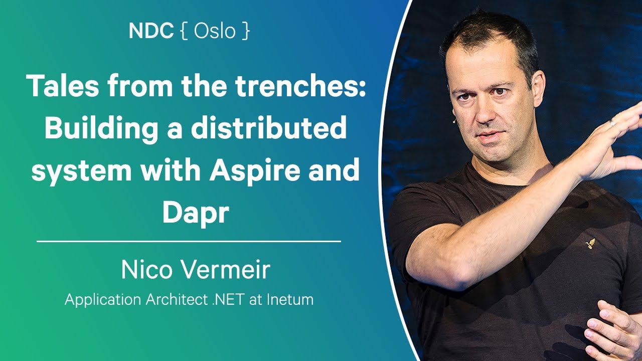 Tales from the trenches: Building a distributed system with Aspire and Dapr - Nico Vermeir