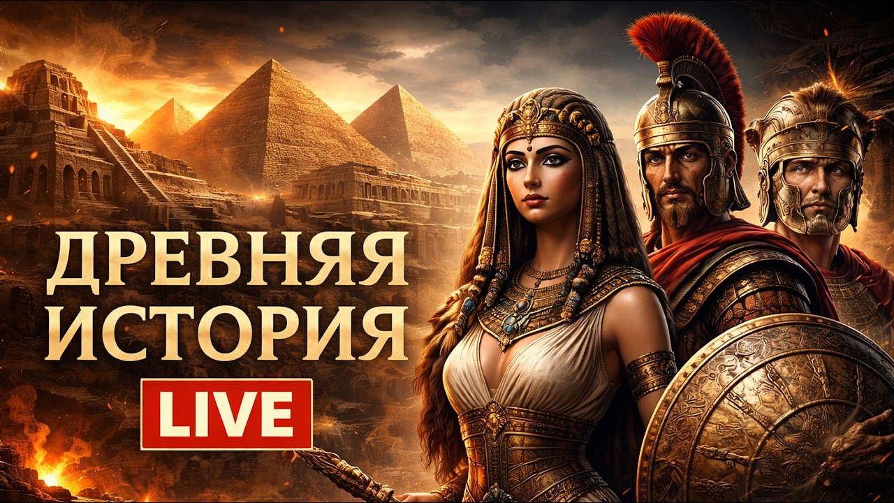 ДРЕВНЯЯ ИСТОРИЯ LIVE: мифы, империи, битвы #древняяистория #история #стрим