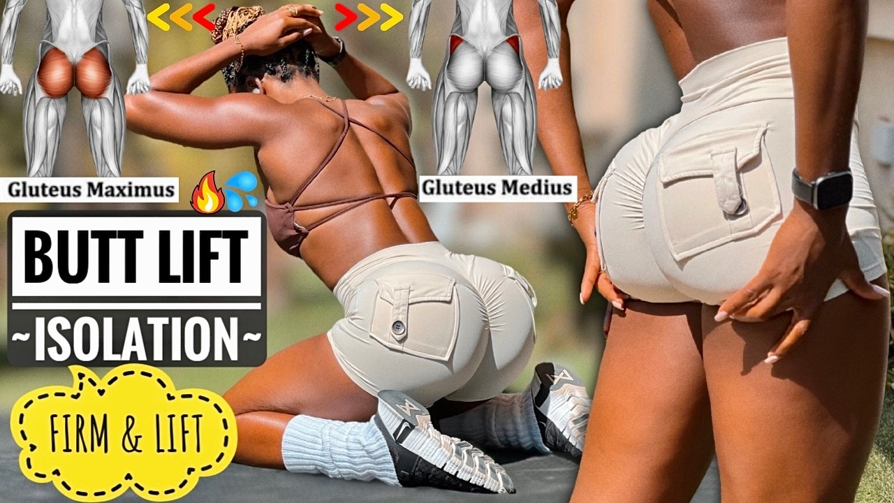 GLUTE ISOLATION CHALLENGE~Best Booty Focused Exercises For Swift Round & Lifted Butt at Home