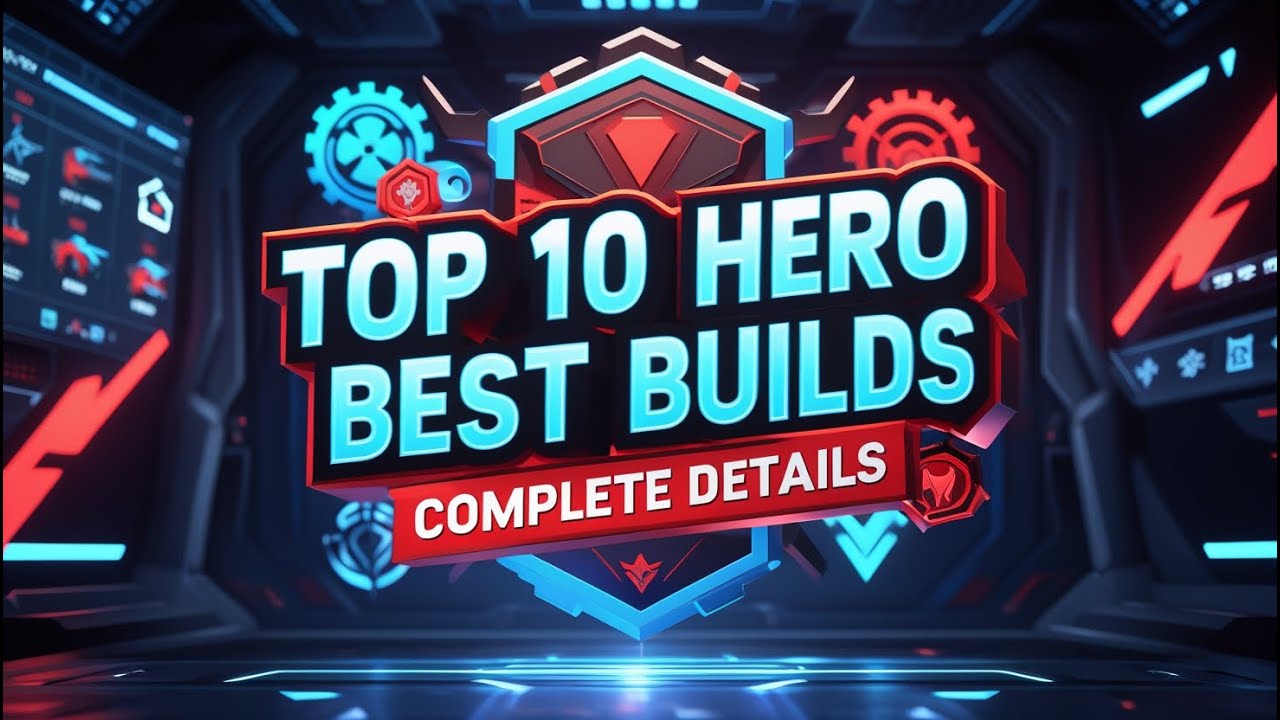 TOP 10 HERO BEST BUILD🔥COMPLETE DETAILS🔥CASTLE CLASH
