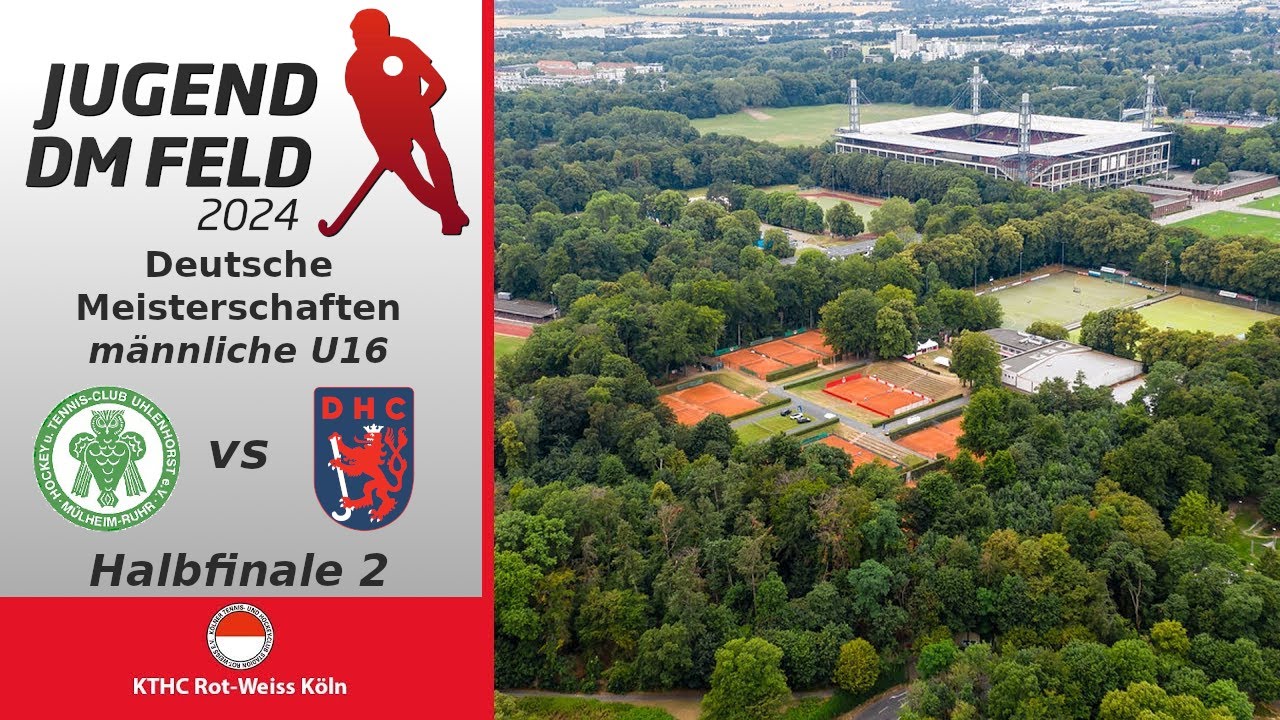 Jugend DM Feld 2024 - Endrunde mU16  - Habfinale 1 - HTC Uhlenhorst Mülheim vs. Düsseldorfer HC