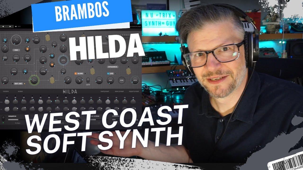 Making sounds with Hilda from BramBos - west coast style iOS synth.