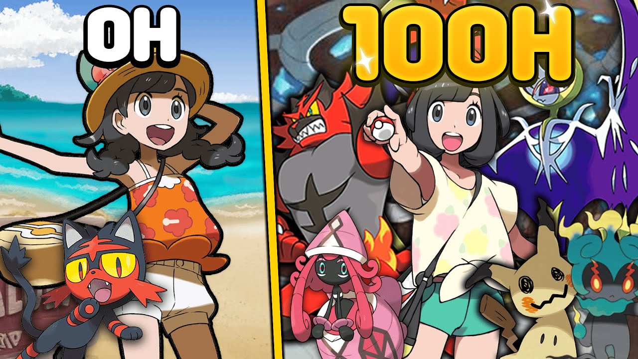 J'ai CAPTUR&Eacute; TOUS les POK&Eacute;MONS de SOLEIL et LUNE en 100H