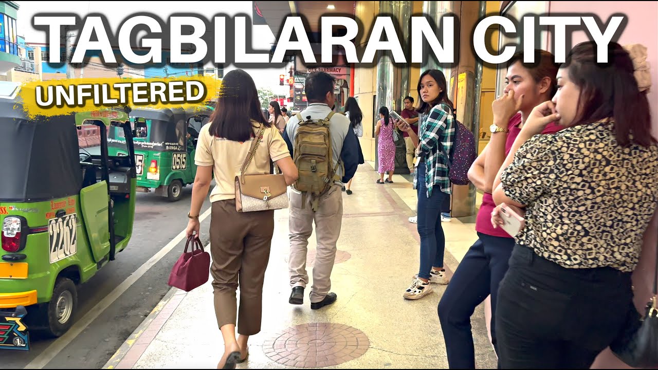 Wandering Around Tagbilaran City in Bohol Philippines [4K HDR]