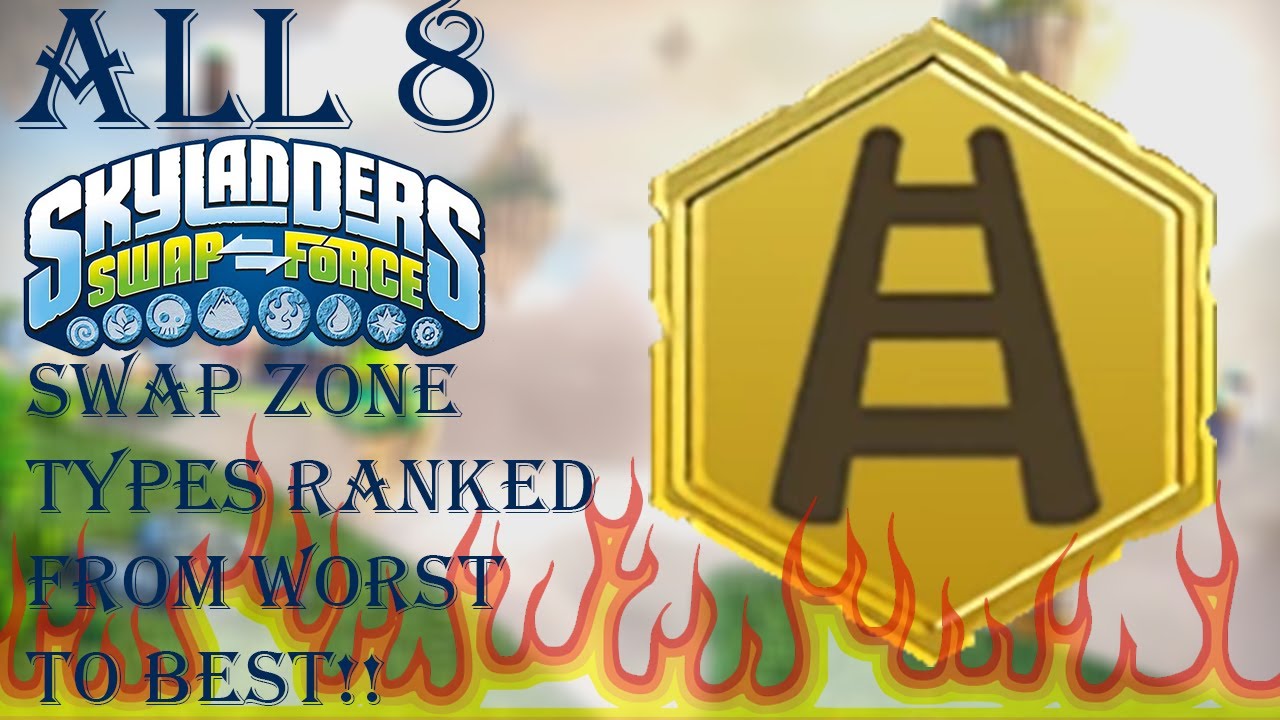 ALL 8 Skylanders Swap Force Swap Zone Types RANKED From Worst To Best!!