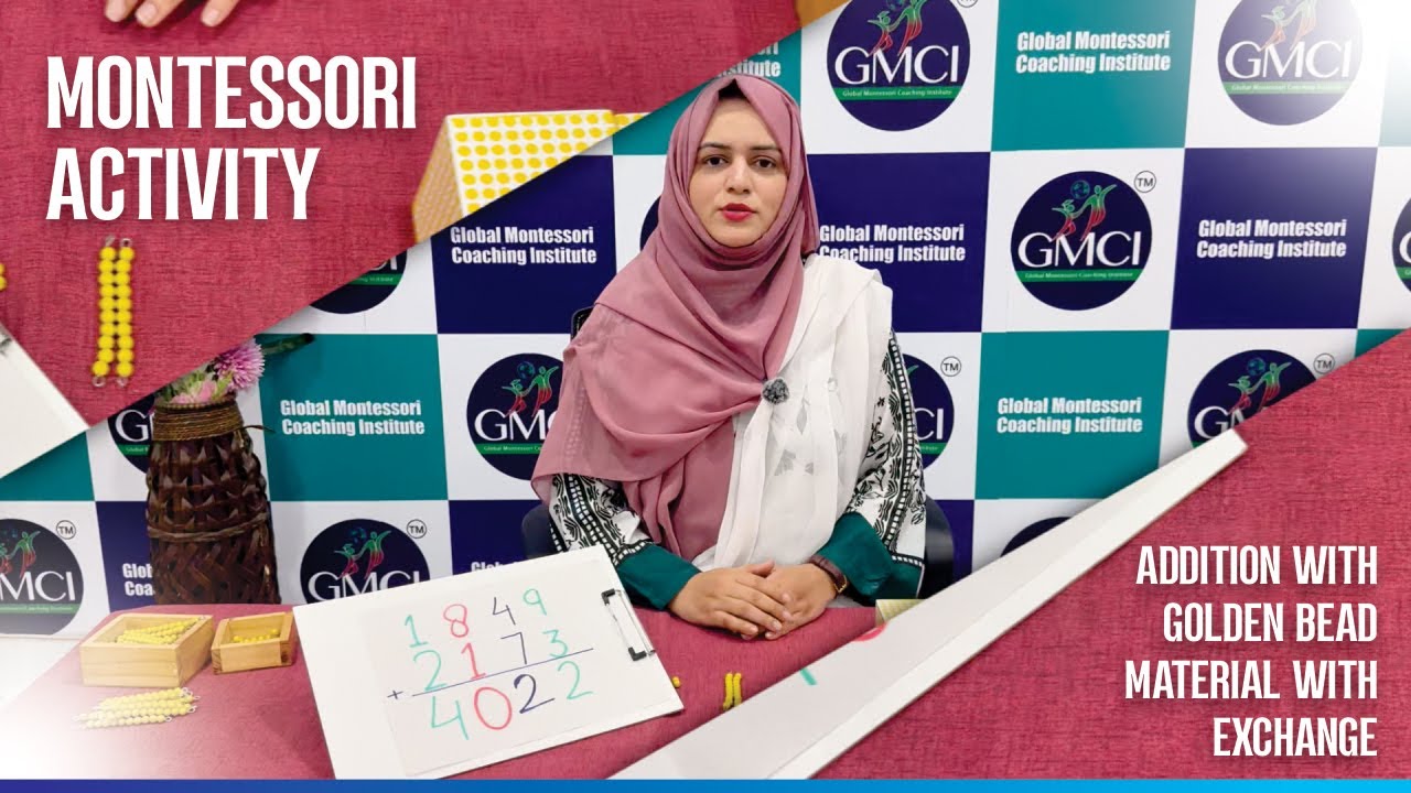 𝐀𝐝𝐝𝐢𝐭𝐢𝐨𝐧 𝐰𝐢𝐭𝐡 𝐆𝐨𝐥𝐝𝐞𝐧 𝐁𝐞𝐚𝐝𝐬 𝐌𝐚𝐭𝐞𝐫𝐢𝐚𝐥 𝐰𝐢𝐭𝐡 𝐄𝐱𝐜𝐡𝐚𝐧𝐠𝐞 | 𝐌𝐨𝐧𝐭𝐞𝐬𝐬𝐨𝐫𝐢 𝐓𝐞𝐚𝐜𝐡𝐞𝐫 𝐓𝐫𝐚𝐢𝐧𝐢𝐧𝐠 | 𝐆𝐌𝐂𝐈