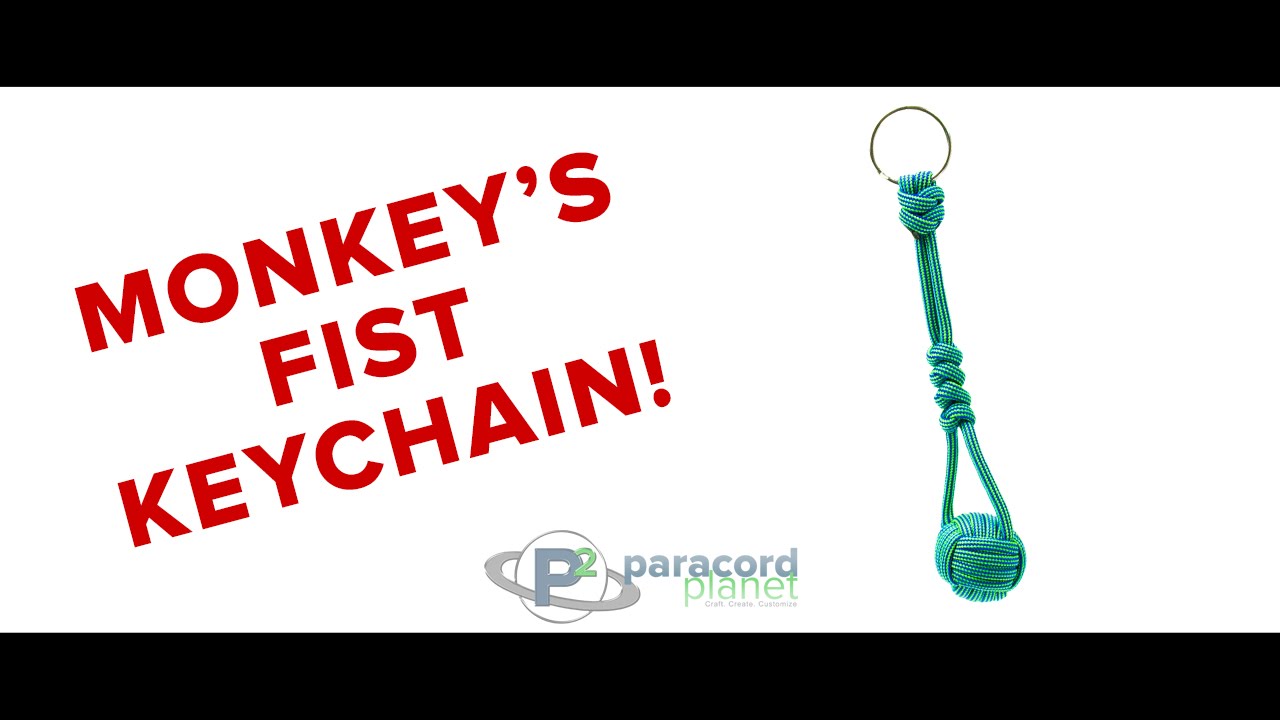 Paracord Tutorial: How To Tie A Monkey's Fist Keychain